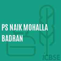 Ps Naik Mohalla Badran Primary School Logo
