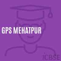 Gps Mehatpur Primary School Logo