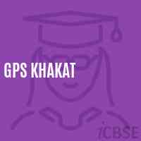 Gps Khakat Primary School Logo