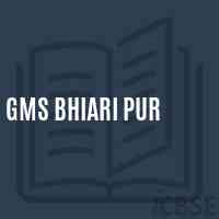 Gms Bhiari Pur Middle School Logo