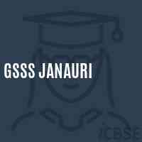 Gsss Janauri High School Logo