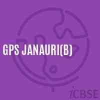 Gps Janauri(B) Primary School Logo