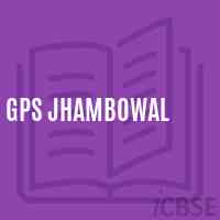 Gps Jhambowal Primary School Logo