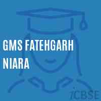 Gms Fatehgarh Niara Middle School Logo