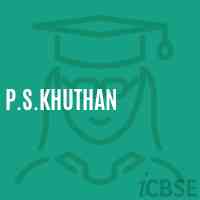 P.S.Khuthan Primary School Logo