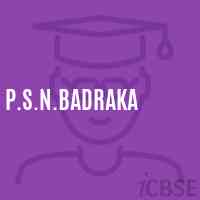 P.S.N.Badraka Primary School Logo