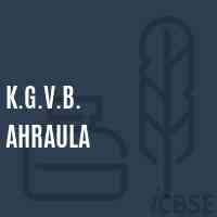 K.G.V.B. Ahraula Middle School Logo