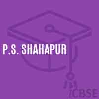 P.S. Shahapur Primary School Logo