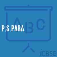 P.S.Para Primary School Logo