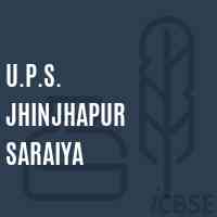 U.P.S. Jhinjhapur Saraiya Middle School Logo