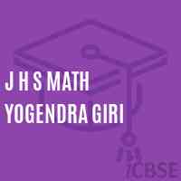 J H S Math Yogendra Giri Middle School Logo