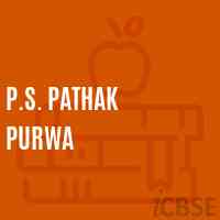 P.S. Pathak Purwa Primary School Logo