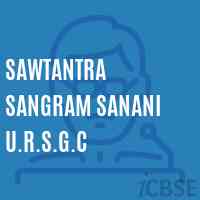 Sawtantra Sangram Sanani U.R.S.G.C High School Logo