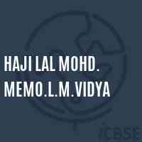 Haji Lal Mohd. Memo.L.M.Vidya Middle School Logo