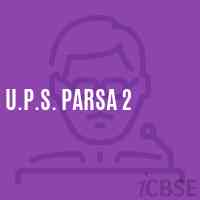 U.P.S. Parsa 2 Middle School Logo