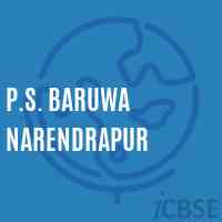 P.S. Baruwa Narendrapur Primary School Logo