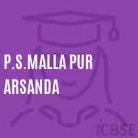 P.S.Malla Pur Arsanda Primary School Logo