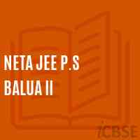 Neta Jee P.S Balua Ii Primary School Logo