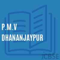P.M.V Dhananjaypur Middle School Logo