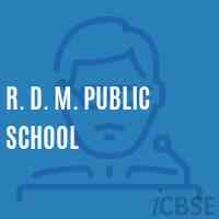 R. D. M. Public School Logo
