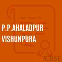 P.P.Ahaladpur Vishunpura Primary School Logo
