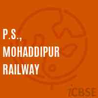 P.S., Mohaddipur Railway Primary School Logo