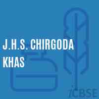 J.H.S. Chirgoda Khas Middle School Logo