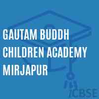 Gautam Buddh Children Academy Mirjapur Primary School Logo