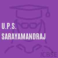 U.P.S. Sarayamandraj Middle School Logo