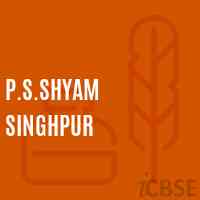 P.S.Shyam Singhpur Primary School Logo