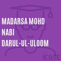 Madarsa Mohd Nabi Darul-Ul-Uloom Primary School Logo