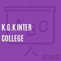 K.G.K Inter College Senior Secondary School Logo