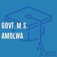 Govt. M.S. Amolwa Middle School Logo