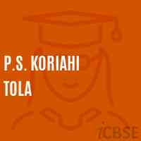 P.S. Koriahi Tola Primary School Logo
