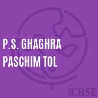 P.S. Ghaghra Paschim Tol Primary School Logo