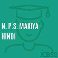 N. P.S. Makiya Hindi Primary School Logo