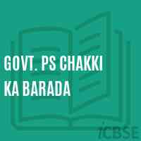 Govt. Ps Chakki Ka Barada Primary School Logo