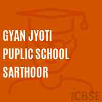 Gyan Jyoti Puplic School Sarthoor Logo