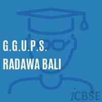 G.G.U.P.S. Radawa Bali Middle School Logo