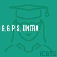 G.G.P.S. Untra Primary School Logo