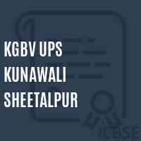 Kgbv Ups Kunawali Sheetalpur Middle School Logo
