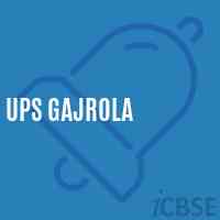 Ups Gajrola Middle School Logo
