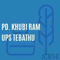Pd. Khubi Ram Ups Tebathu High School Logo