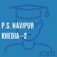 P.S. Navipur Khedia--2 Primary School Logo