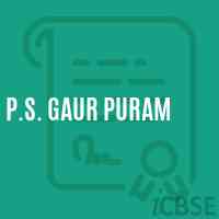 P.S. Gaur Puram Primary School Logo