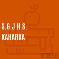 S.G.J.H.S. Kaharka Middle School Logo