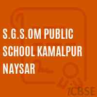 S.G.S.Om Public School Kamalpur Naysar Logo