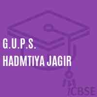 G.U.P.S. Hadmtiya Jagir Middle School Logo