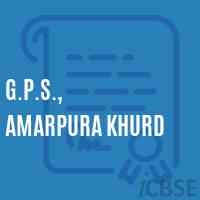 G.P.S., Amarpura Khurd Primary School Logo