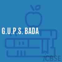 G.U.P.S. Bada Primary School Logo